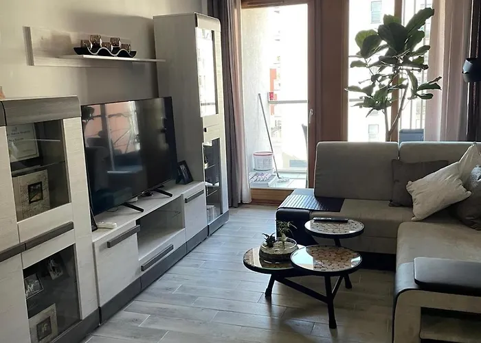 아파트 Exclusive Riverbank Torunska 그단스크